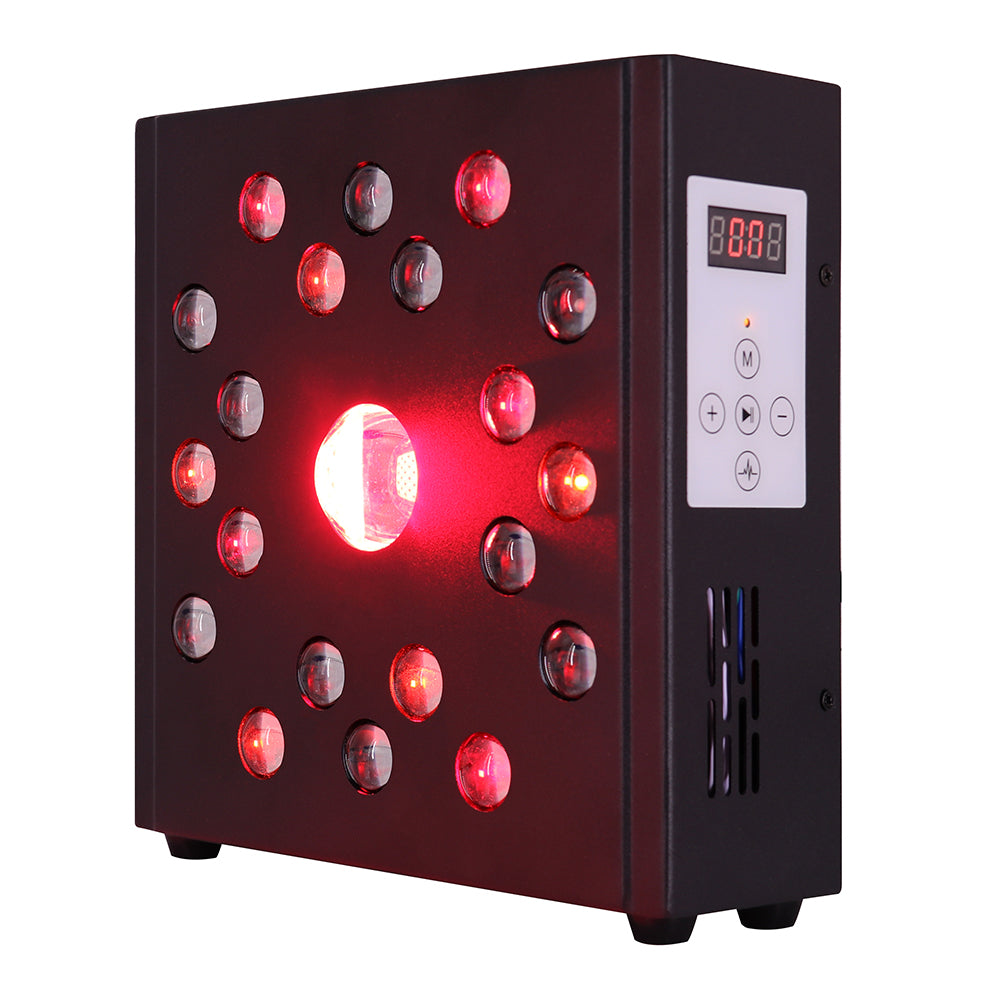 21LED COB Lens Red&Infrared Light Beauty Therapy Light Device,3X Stronger Energy for Youthful Skin & Pain Relief