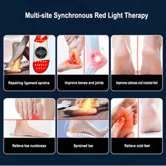 FREYARA LED-FeetRepair P13 , 172LED Red Light Infrared Light Therapy Shoes.Relieves Feet Pain and Promotes Blood Circulation