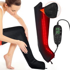 Medical-Grade 528 LED Full-Leg and Foot Red Light and Infrared Light Therapy Boots ..