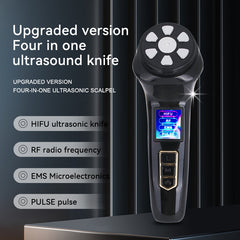 FREYARA HIFU - FacialDefy 2.0, Handheld and Portable HIFU 4in1 Microfocused Ultrasound Machine,Upgraded Power, Faster Lift, Visible Results