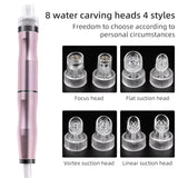 FREYARA HOBA - FacialClean 1.0 Plus,Deep Cleaning Vacuum Blackhead Remover Device Spray Water Injection Hydro Jet 8 Head Oxygen Small Bubbles Beauty Machine