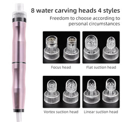 FREYARA HOBA - FacialClean 1.0 Plus,Deep Cleaning Vacuum Blackhead Remover Device Spray Water Injection Hydro Jet 8 Head Oxygen Small Bubbles Beauty Machine
