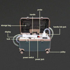FREYARA LASER FacialPure 4.0, Portable Small Trolley Case Non-invasive Laser Picosecond Machine, Tattoo Remover and Eyebrow Removal
