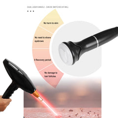 FREYARA LASER FacialPure 5.0 Ultra, Brilliant Black Technology Double Handle Non-Invasive Laser Picosecond Machine with Pull Rod and Pulley, Eyebrow Remover and Tattoo Remover