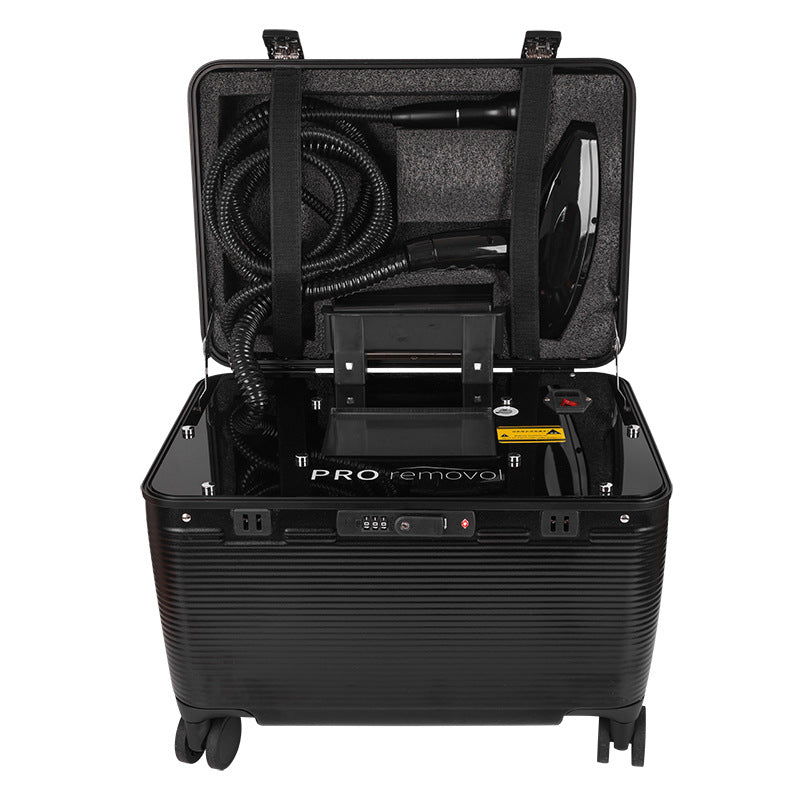FREYARA LASER FacialPure 5.0 Ultra, Brilliant Black Technology Double Handle Non-Invasive Laser Picosecond Machine with Pull Rod and Pulley, Eyebrow Remover and Tattoo Remover