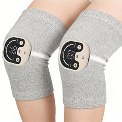 Silver Fiber EMS Micro Electric Knee Sleeve Home Physiotherapy Device,Targeted Pain Relief and Joint Comfort