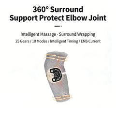 Silver Fiber EMS Micro Electric Elbow Brace Home Physiotherapy Device, Muscle Stimulation and Joint Recovery