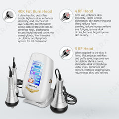 3in1 40K RF Ultrasonic Cavitation Machine, Body Sculpting Slimming