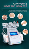 9in1  80K Radio-frequency Ultrasonic Cavitation Machine with Lipolaser Pads, Body Slimming Vacuum Massager Device for SPA Salon