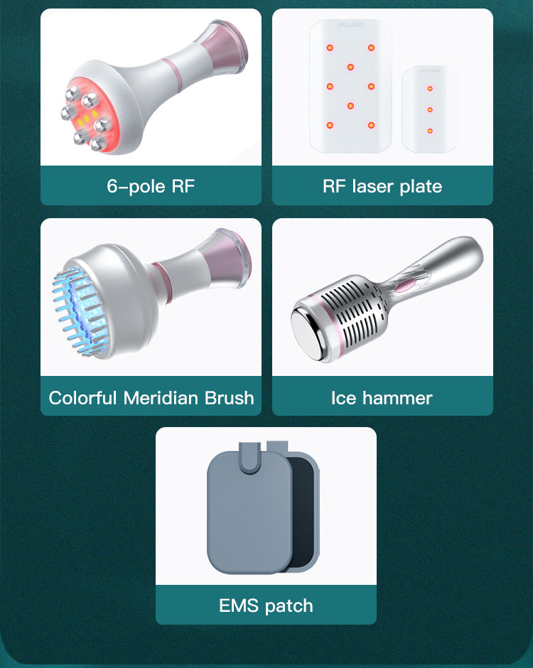 9in1 80K Radio-frequency Ultrasonic Cavitation Machine, with EMS