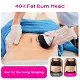 4in1 40K RF Vacuum Ultrasonic Cavitation Machine, Fat Burning Body Slimming Sculpting Device for Face, Arm, Waist, Belly, Leg