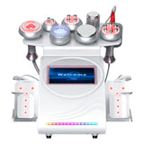 9in1  80K Radio-frequency Ultrasonic Cavitation Machine with Lipolaser Pads, Body Slimming Vacuum Massager Device for SPA Salon