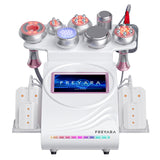 9in1  80K Radio-frequency Ultrasonic Cavitation Machine with EMS Laser Pads for Body Slimming, Vacuum Massager Device for SPA Salon