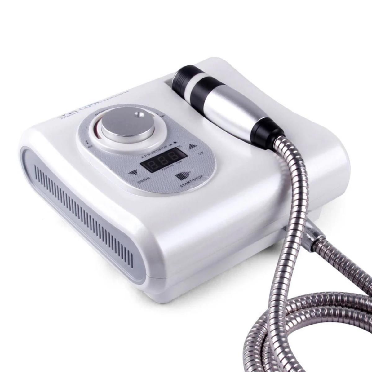 Face Skin Cooling Device, Cryotherapy Electroporation Needle-Free Mesotherapy Skin Rejuvenation Machine