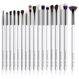 Eyeshadow Brushes 17pcs Set Matte White