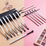 Eyeshadow Brushes 17pcs Set Matte White