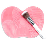 Makeup Brush Cleaning Silicon Mat, 9x6.6 inch Big Size