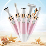 Electric Razor for Women, Noise Trimmer, Eye Brow Trimmer, Facial Shaver, 5in1 Multi-functional, USB Rechargeable