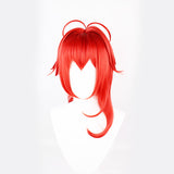 Anime Cosplay Wig, Diluc Genshin Impact