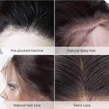 13x4 Lace Front Wigs Human Natural Hair, Straight, 180% Density, Pre Plucked Hairline, 18-30inch