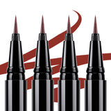 4pcs Liquid Eyeliner, Caramel, Waterproof, Durable, 0.5ml