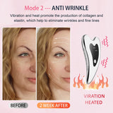 Electric Gua Sha Face Massager for Wrinkles, Puffiness, Double Chin, Tension Relief, Heated & Vibration