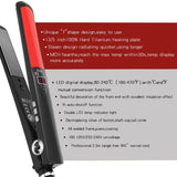 Hair Straightener Titanium Flat Iron 1", 120℃-230℃ MCH Fast Heating, UK Plug