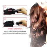 6in1 Hair Curling Iron Interchangeable, 9mm-32mm Tourmaline Ceramic Barrel, 150°C-210°C 2 Temps Mode, UK Plug