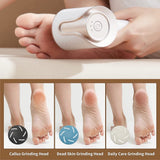 Electric Foot Callus Remover for Dead Hard Cracked Dry Skin, USB Rechargeable