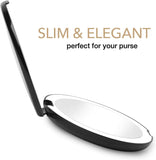 LED Makeup Mirror for Travel, 1x/10x Magnification, Compact, Portable, USB Rechargeable