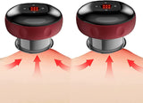 Electric Cupping Massager Baguan Tool, Infrared Heated with 12 Levels Suction, USB Rechargeable