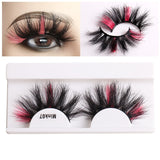 8D False Eyelashes, Mink-like Fluffy, Color Mixed