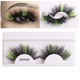 8D False Eyelashes, Mink-like Fluffy, Color Mixed