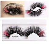 8D False Eyelashes, Mink-like Fluffy, Color Mixed