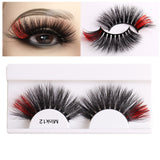 8D False Eyelashes, Mink-like Fluffy, Color Mixed