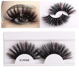 8D False Eyelashes, Mink-like Fluffy, Color Mixed