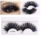 8D False Eyelashes, Mink-like Fluffy, Color Mixed